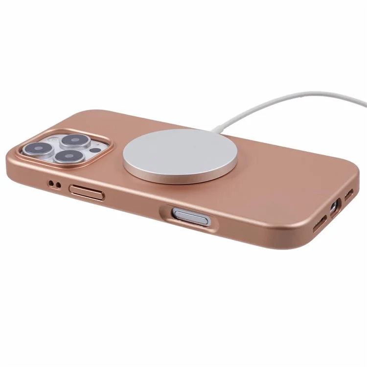 X-LEVEL For iPhone 16 Pro Max Case Compatible with MagSafe Honeycomb Inner TPU Back Cover - Titanium Gold