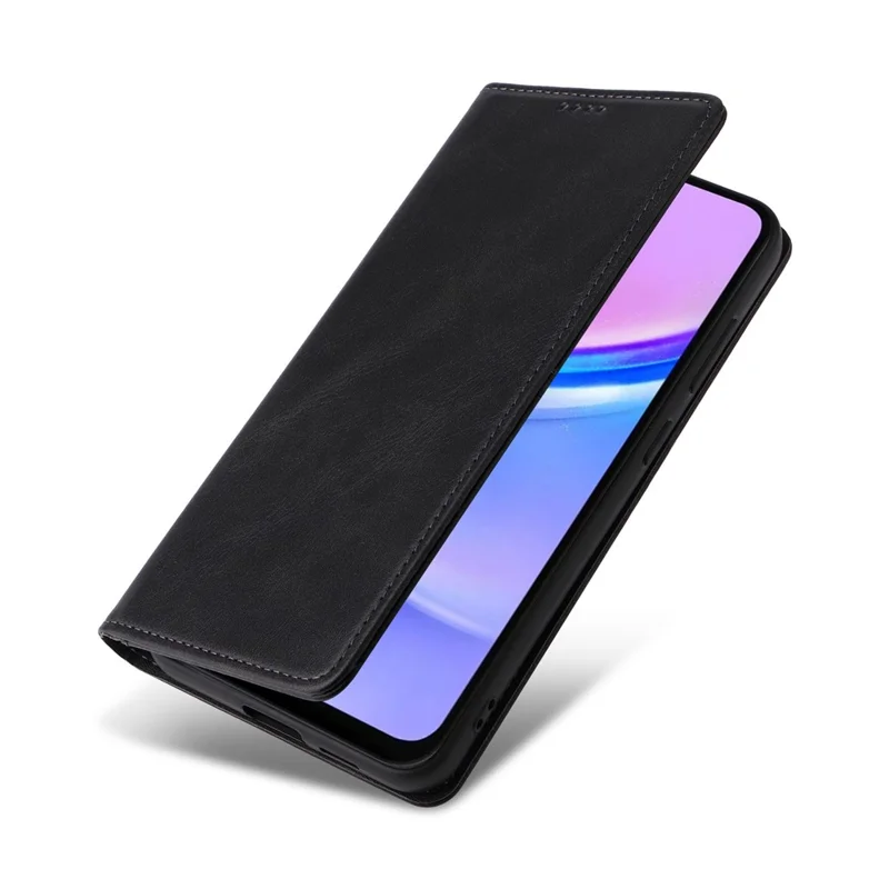 Per Samsung Galaxy A16 5G / A16 4G Case RFID Blocking PU Leather Phone Wallet Cover - Nero