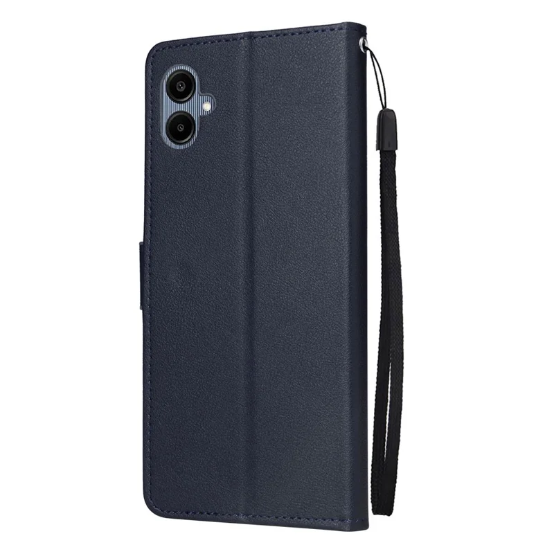 Für Samsung Galaxy A06 Case Wallet Stand View PU Leder Handyhülle - Blau