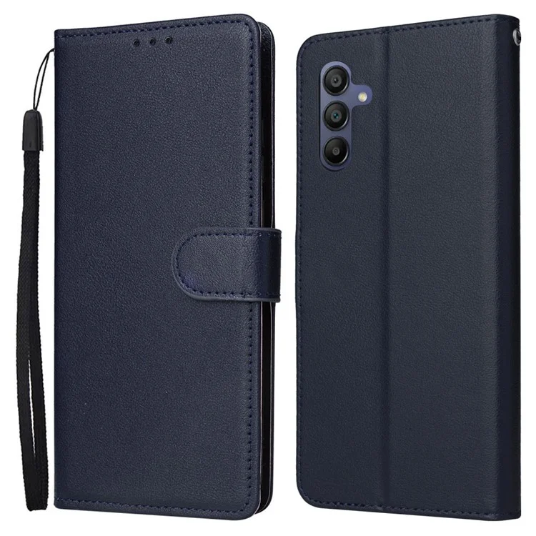 Para Samsung Galaxy A16 5G / A16 4G Funda Cartera de Pie Vista PU Cubierta de Cuero Teléfono - Azul