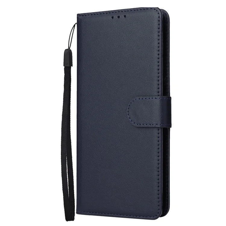 Para Samsung Galaxy A16 5G / A16 4G Funda Cartera de Pie Vista PU Cubierta de Cuero Teléfono - Azul