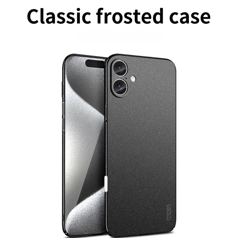 Serie Mafi Shield Matte Per Iphone 16 Case PC Cover Slim Fit - Nero