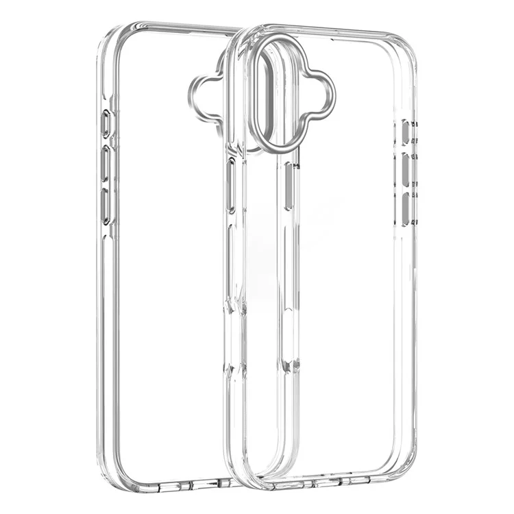 Для Iphone 16 Case Design Design PC+TPU Clear Protective Phone Cover