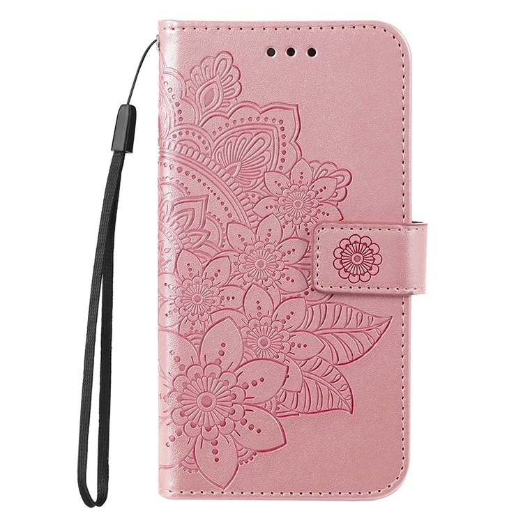 Para Xiaomi 14T Pro Case PU Pullet Caterlet Floral Tope Tape Vista - Rosa