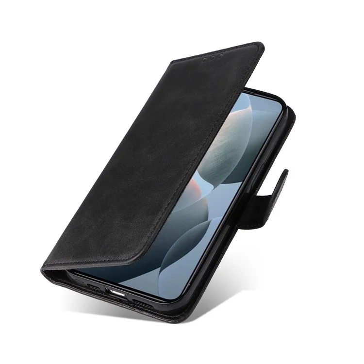 Para Xiaomi 14T Case Wallet PU Leather Folio Flip Phone Cover - Negro