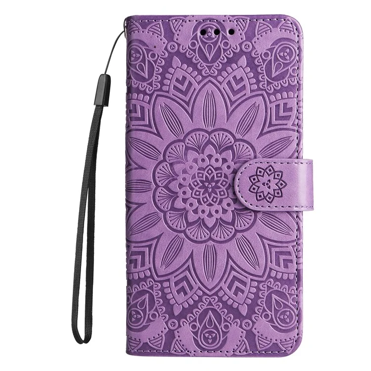 Pour Oppo Reno12 F 4G Couvernement du Couple de Pepelle de Court - Violet