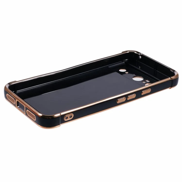 Для Google Pixel 8 Case Ealloplated Frame TPU Soft Phone Cope - Черный