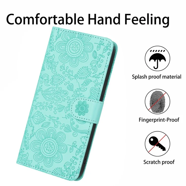 Для Samsung Galaxy A35 5G Case Flow - Светло -зеленый