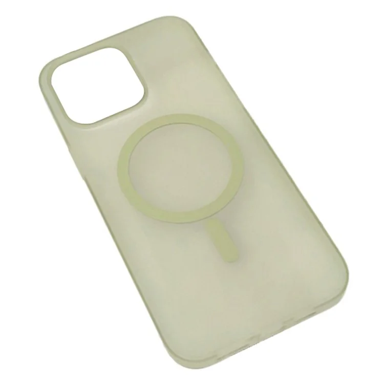 Bulk Buy Für Iphone 16 Pro Case Magnetic PC Mattelefonabdeckung Kompatibel Mit Magsafe - Grün