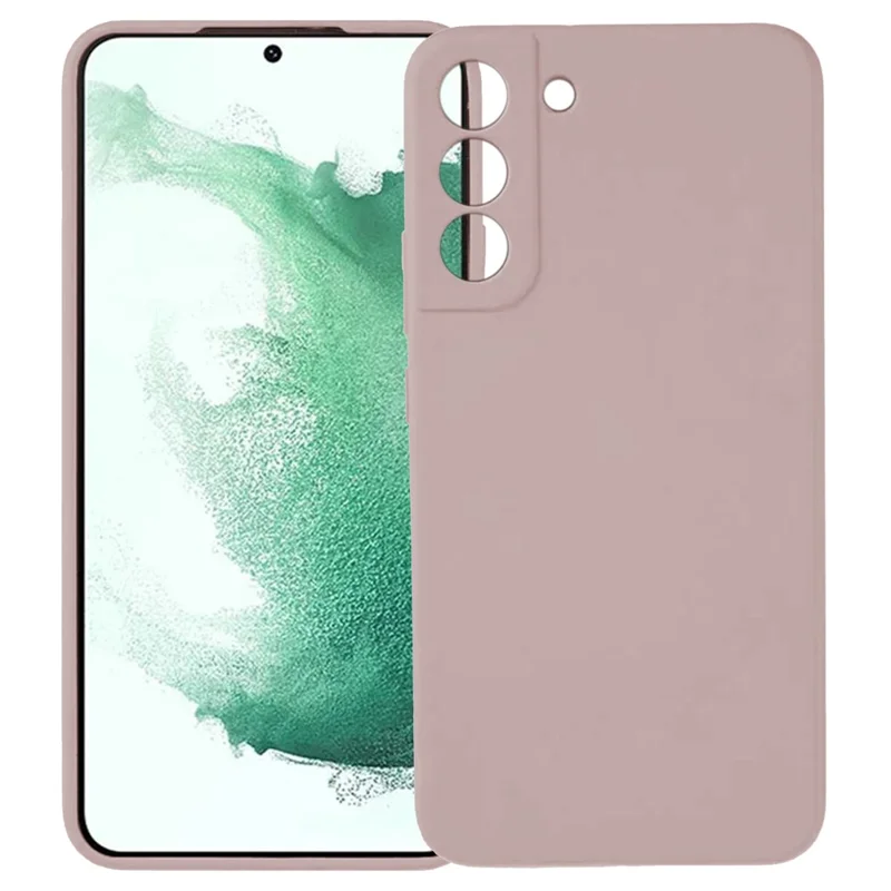 Kalebol Klb-ytgj002 Для Samsung Galaxy S22+ 5G Case Solid Color Жидкий Силиконовый+ Крышка Телефона пк - Розовый