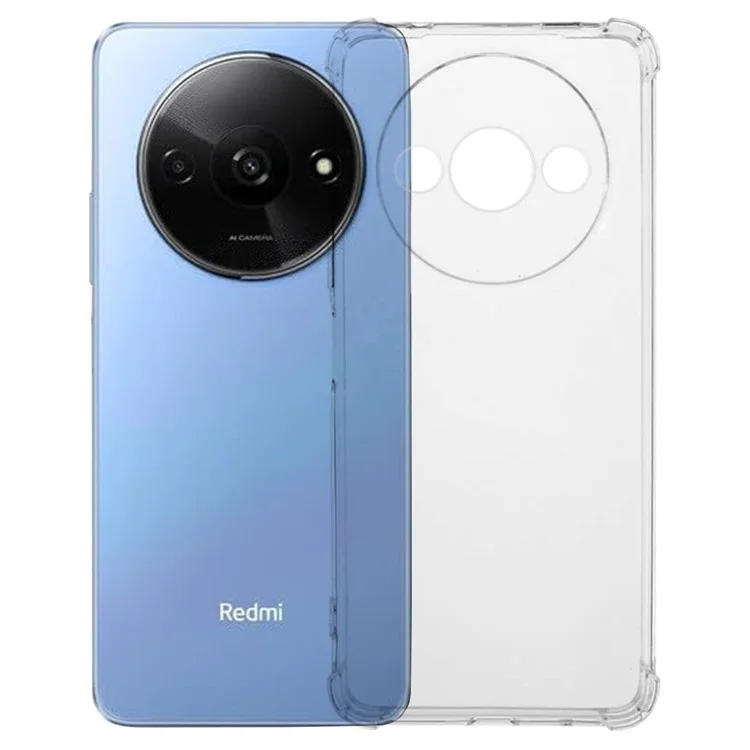 KALEBOL KLB-TPU007 For Xiaomi Redmi A3 4G Case 1.5mm TPU Transparent Anti-Drop Phone Cover