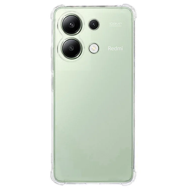 Kalebol KLB-TPU007 Для Xiaomi Redmi Примечание 13 4G Case 1,5 мм TPU Прозрачная Крышка Телефона Против Каша
