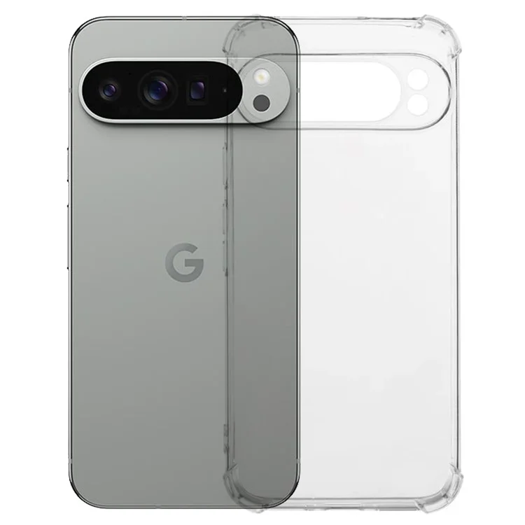KALEBOL KLB-TPU005 Pour Google Pixel 9 Pro XL Case 1,5 mm TPU Couverture de Téléphone Anti-délai Transparent