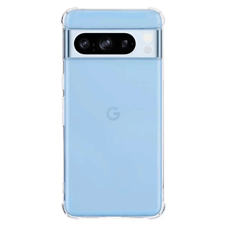 Kalebol KLB-TPU005 Para Google Pixel 8 Pro Case de 1,5 mm TPU Tampa de Telefone Anti-Drop Transparente