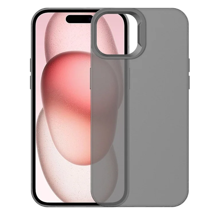 Kalebol KLB-TPU008 Для Iphone 15 Case Transparent Matte TPU Anti-dop Phone Cople - Черный