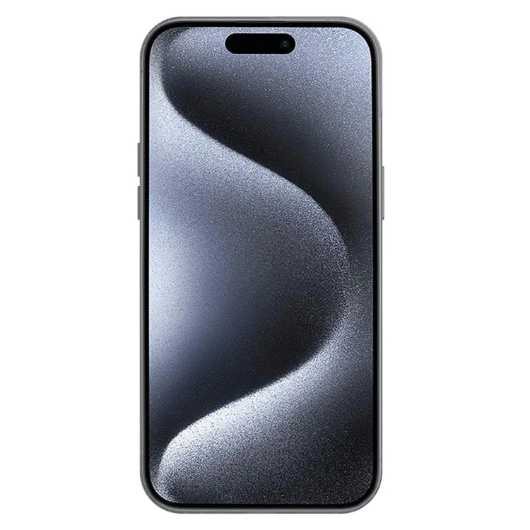 Kalebol KLB-TPU008 Para Iphone 15 Pro Case Transparent Matte TPU Anti-Drop Top Cover - Preto