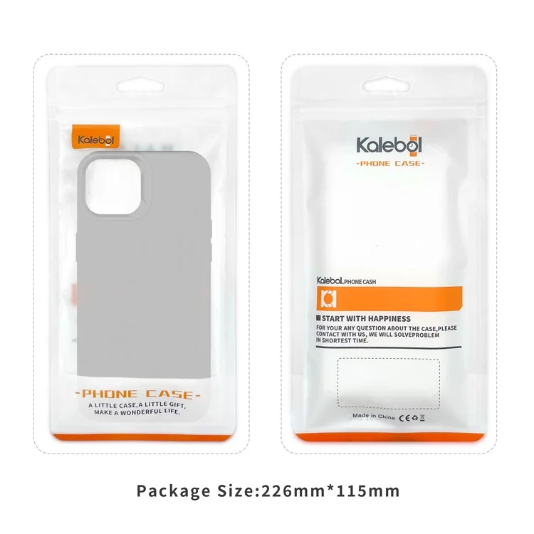 KALEBOL KLB-TPU008 For iPhone 12 6.1 inch Case Transparent Matte TPU Anti-Drop Phone Cover - Black