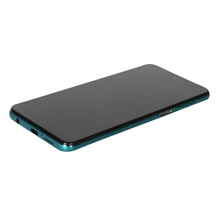 Für Xiaomi Redmi Note 9S 4G / Note 9 Pro 4G, LCD-Bildschirm und Digitizer-Baugruppe + Rahmen Handy-Ersatzteile (Klasse C, ohne Logo) - Grün