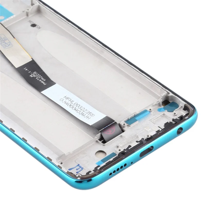 For Xiaomi Redmi Note 9S 4G / Note 9 Pro 4G, LCD Screen and Digitizer Assembly + Frame Cell Phone Replacement Parts (Grade C, Without Logo) - Blue