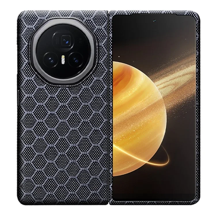 For Honor Magic V3 5G Case Ultra Thin Aramid Fiber en Nid D'abeille
