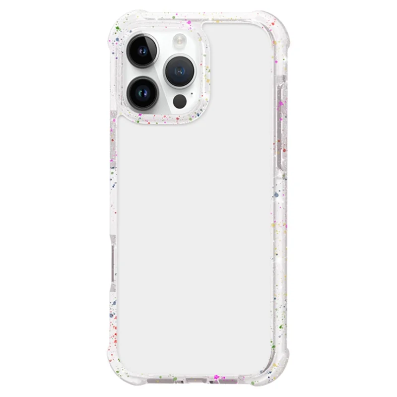 Per Iphone 16 Pro Max Case Rinforzato Angolare Tpu+tpe+copertura Telefonica Clear Acrylic