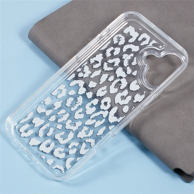 For Samsung Galaxy A06 4G TPU Case Pattern Printing Shockproof Airbag Phone Cover - Small Leopard