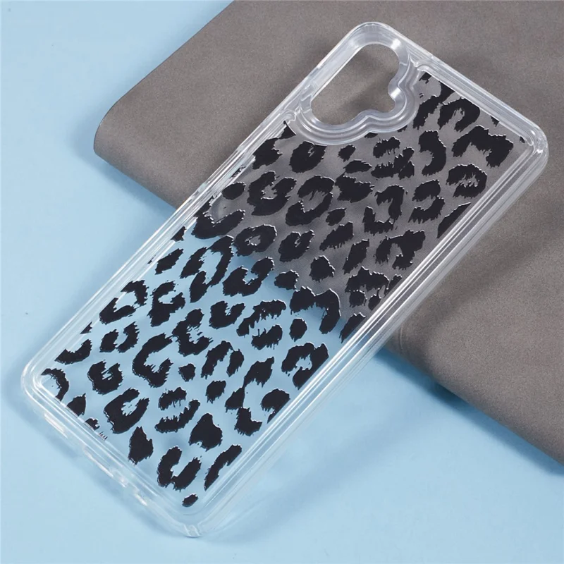 For Samsung Galaxy A06 4G TPU Case Pattern Printing Shockproof Airbag Phone Cover - Small Leopard