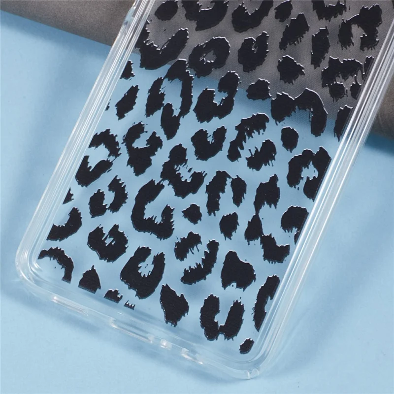 For Samsung Galaxy A06 4G TPU Case Pattern Printing Shockproof Airbag Phone Cover - Small Leopard