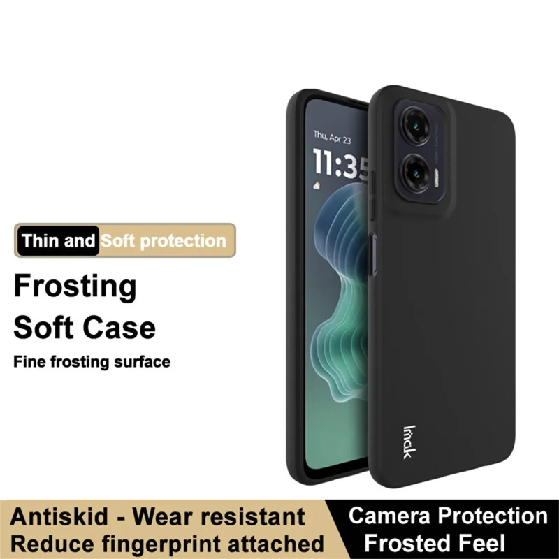 IMAK UC-3 Series for Motorola Moto G35 5G Case Matte Anti-Fingerprint Soft TPU Cover