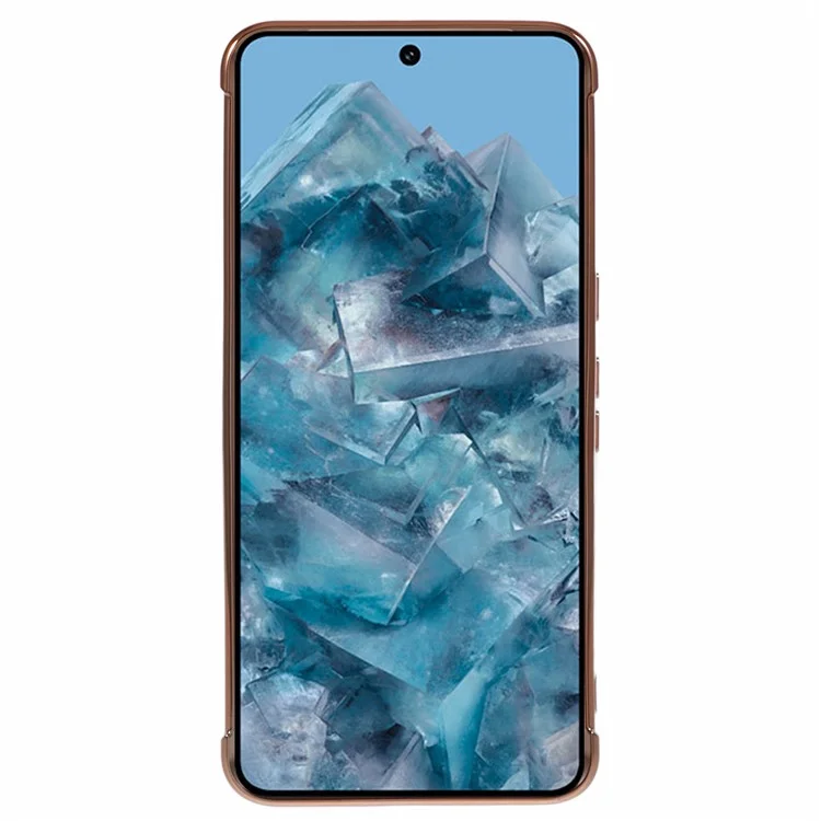 Для Google Pixel 8 Pro Case, Совместимый с Magsafe Ealloplated TPU Телефон, Полученные Сердца Love Hearts - Слоновая Кость Белая