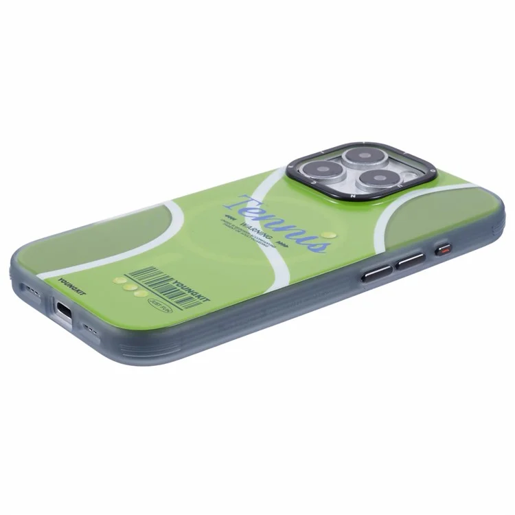 YOUNGKIT Sports Series for iPhone 16 Pro Max Case Compatible with MagSafe IMD TPU Shockproof Cover - Tennis