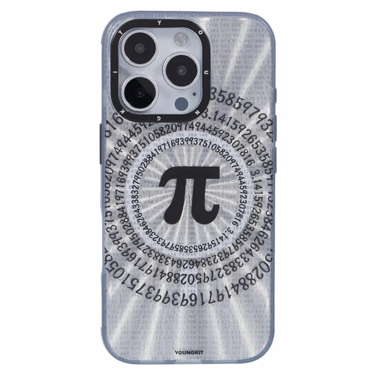 Série Mathématique Youngkit Pour Iphone 16 Pro Max Case Compatible Avec Magsafe IMD TPU Back Cover - Infini π
