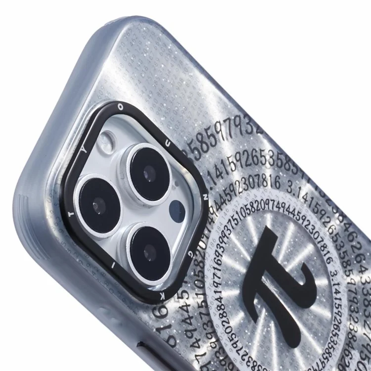 Série Mathématique Youngkit Pour Iphone 16 Pro Max Case Compatible Avec Magsafe IMD TPU Back Cover - Infini π