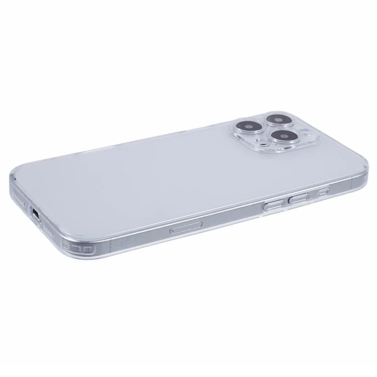 X-LEVEL For iPhone 16 Pro Case Precise Cutout Matte Tempered Glass+TPU Phone Cover - Transparent