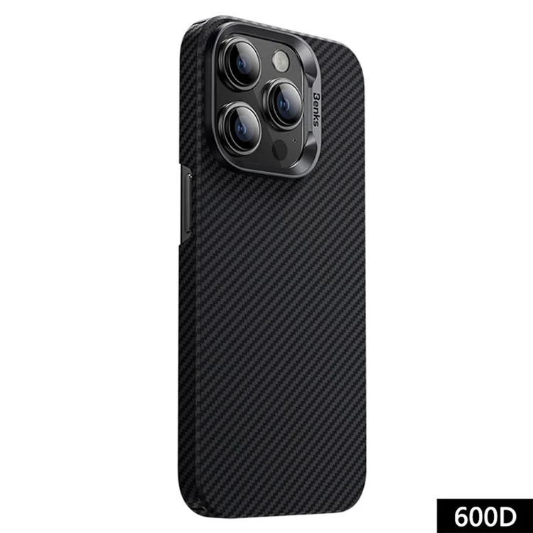 BENKS For iPhone 16 Pro Max Magnetic Case 600D Kevlar Aramid Fiber Phone Cover