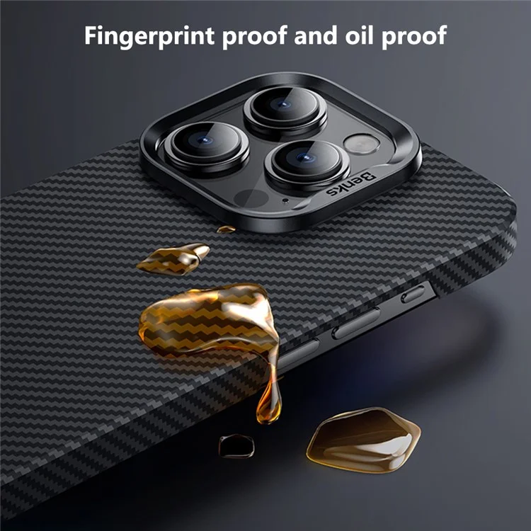 BENKS For iPhone 16 Pro Max Magnetic Case 600D Kevlar Aramid Fiber Phone Cover