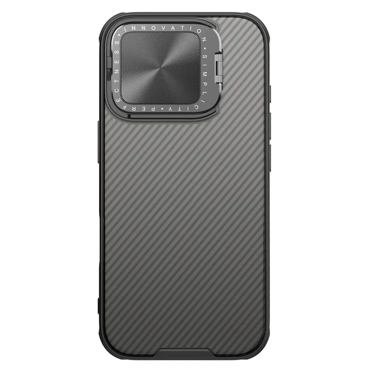 Nillkin Camshield Prop Series Для Iphone 16 Pro Max Case Case Translucent Slide Camera Protect PC + TPU Cope Cople