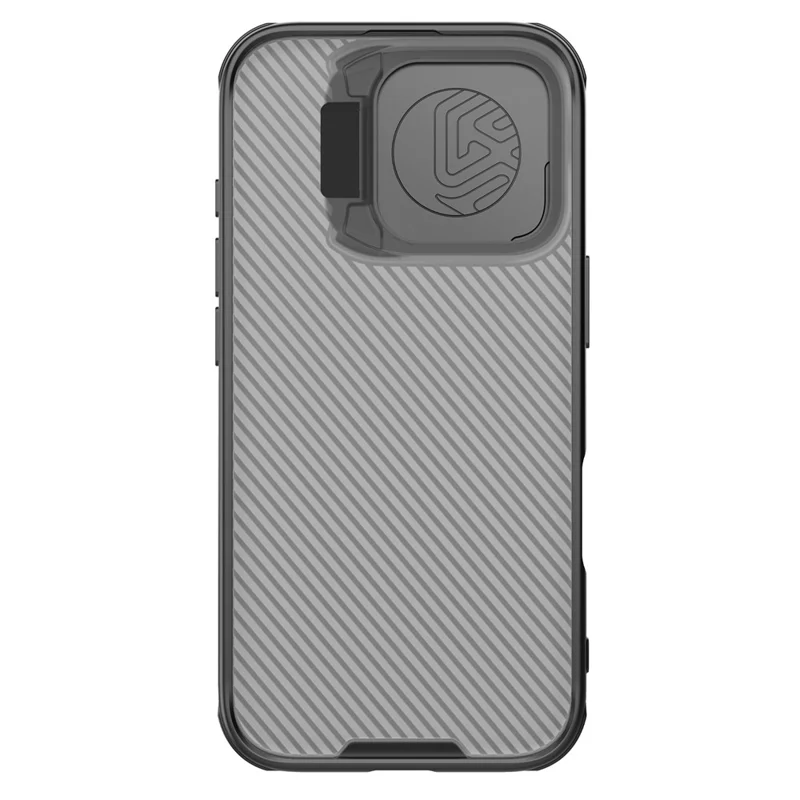 NILLKIN Camshield Prop Series for iPhone 16 Pro Case Translucent Slide Camera Protection PC + TPU Phone Cover