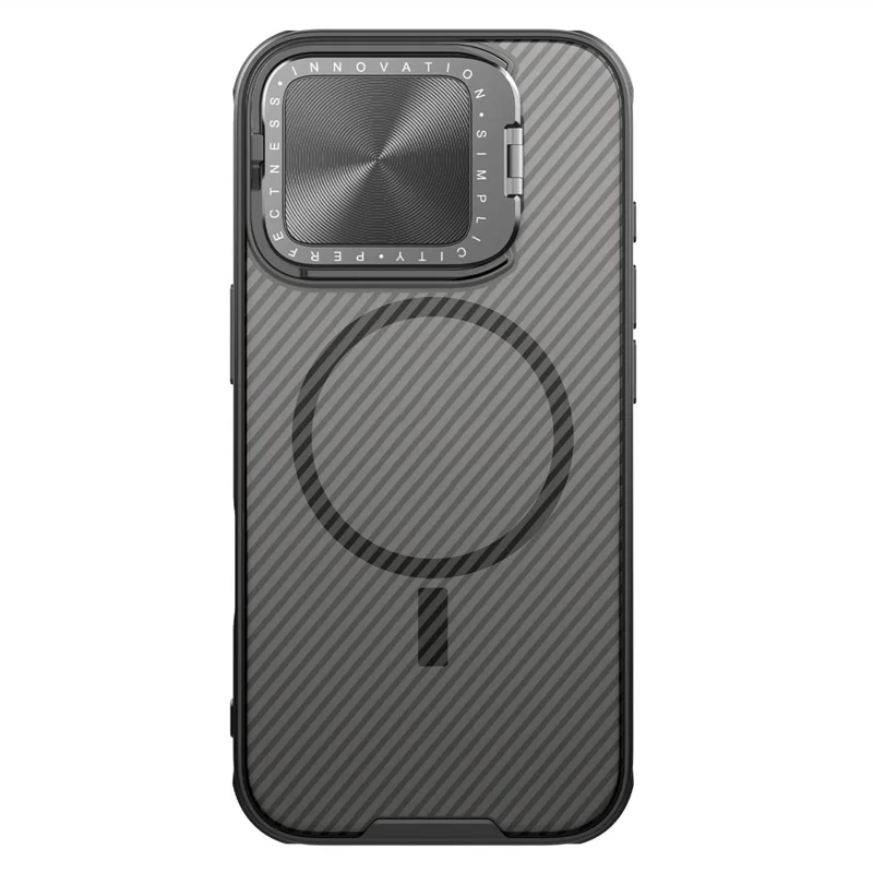 NILLKIN Camshield Prop Magnetic Translucent Series for iPhone 16 Pro Max Case Compatible with MagSafe TPU+PC Phone Cover with Camera Lid