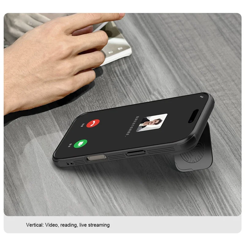 NILLKIN Camshield Prop Magnetic Translucent Series for iPhone 16 Pro Case Compatible with MagSafe TPU+PC Phone Cover with Camera Lid