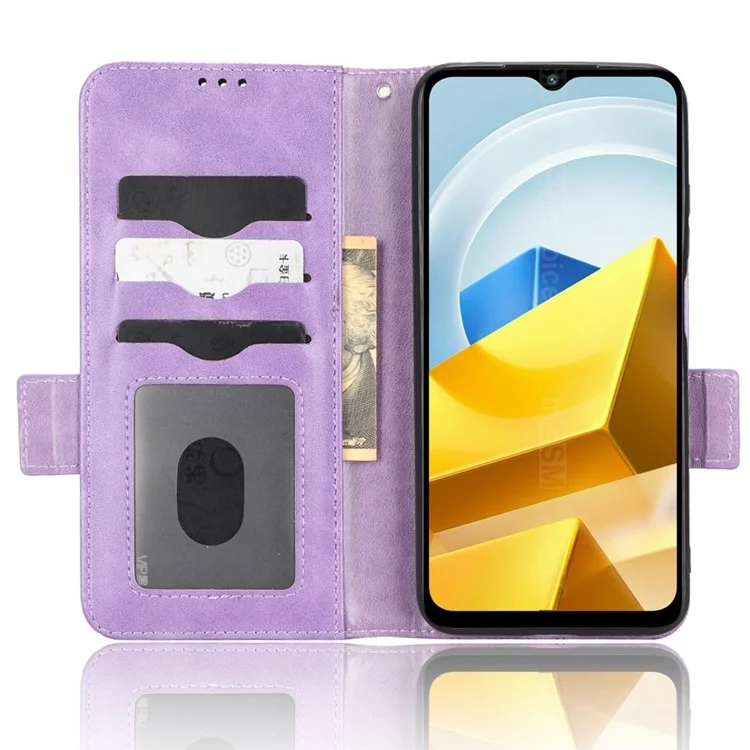 Per Xiaomi Poco M5 4G Triangolo Triangle Pattern Telef - Viola