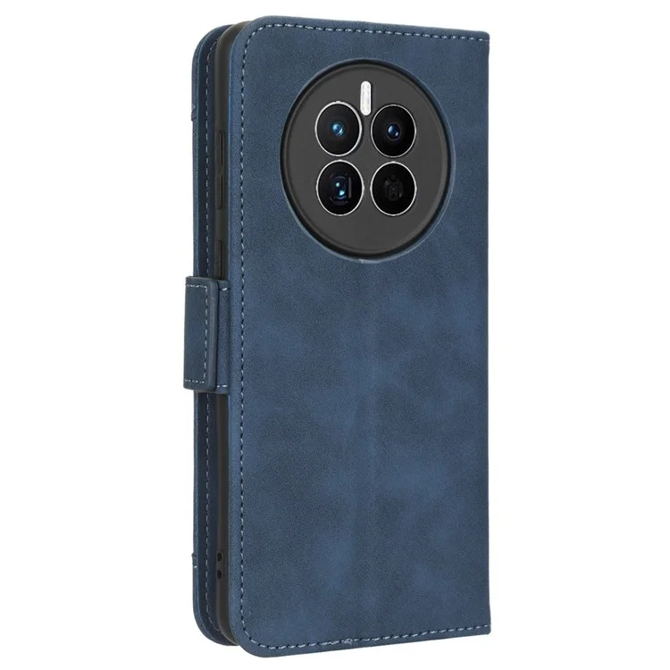 Для Huawei Mate 50 4G PU Кожа Нескольких Слотов Для Карт Подставки Для Кошелька. - Синий