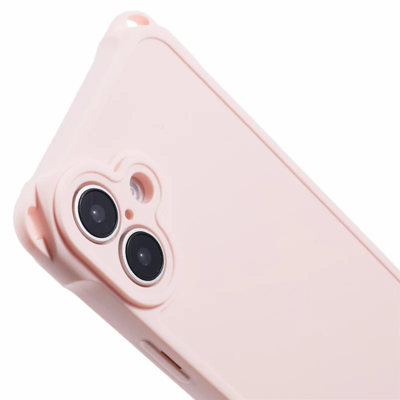 For iPhone 16 Case Reinforced Corner Protection TPU Phone Cover - Pink