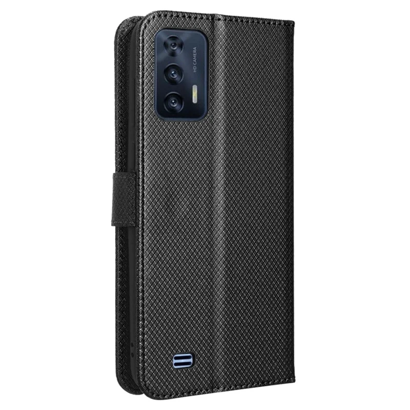 Para Oukitel C31 Diamond Texture Textion Phone Cober - Preto