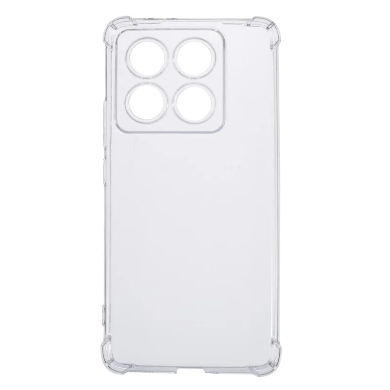 For Xiaomi 14T Pro Phone Case Reinforced Four Corner Anti-Drop Clear TPU Cover