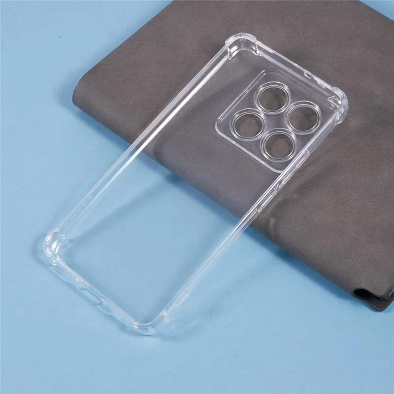 For Xiaomi 14T Pro Phone Case Reinforced Four Corner Anti-Drop Clear TPU Cover