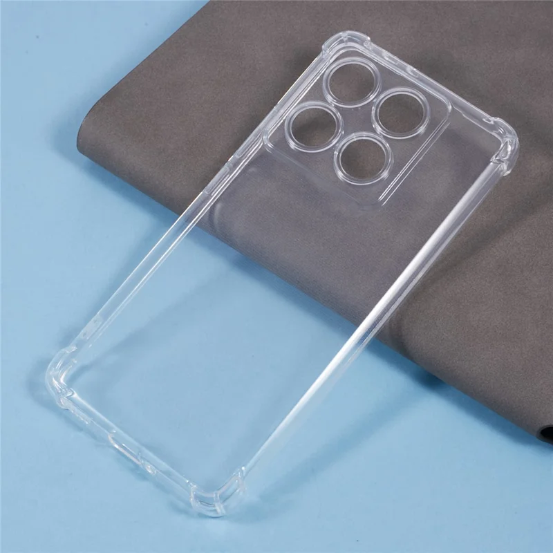 For Xiaomi 14T Pro Phone Case Reinforced Four Corner Anti-Drop Clear TPU Cover