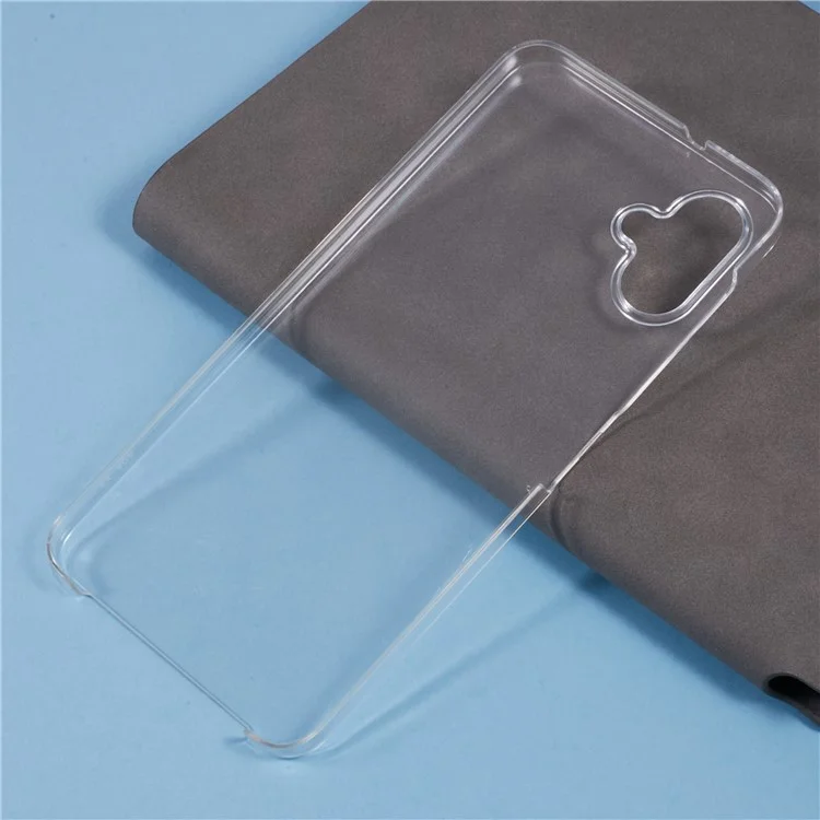 For Samsung Galaxy A06 4G Case TPU Frame Clear Acrylic Back Phone Cover with PET Film