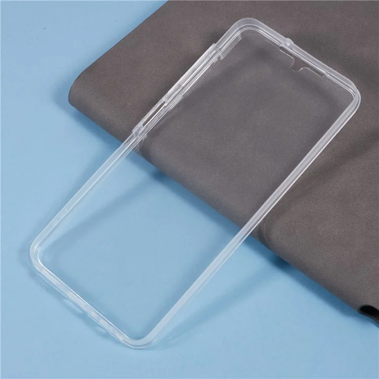 For Samsung Galaxy A06 4G Case TPU Frame Clear Acrylic Back Phone Cover with PET Film
