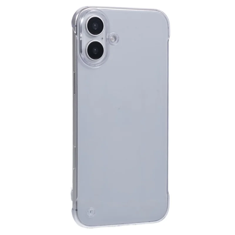 For iPhone 16 Case Transparent PC Borderless Phone Cover